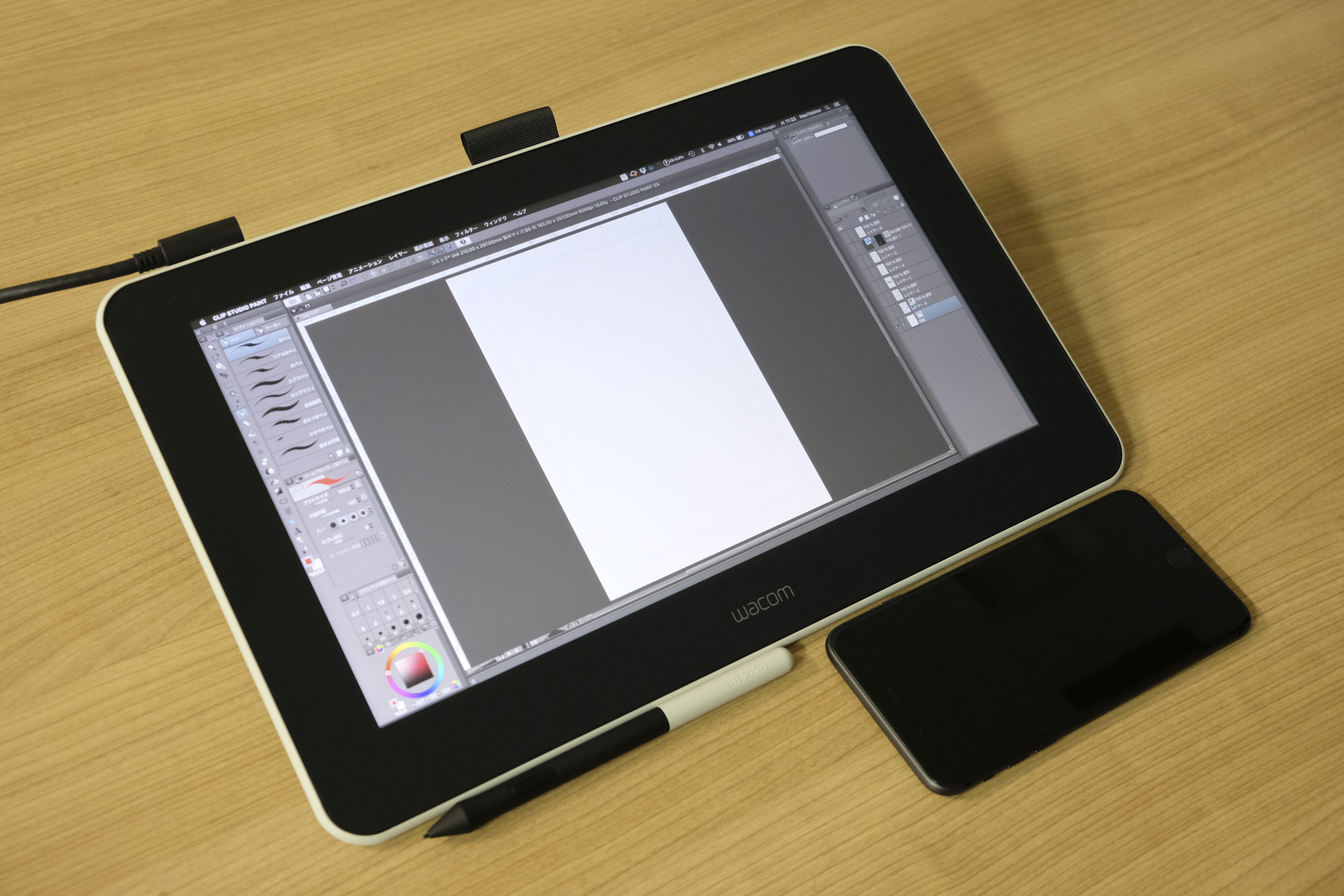 13インチの液タブ「Wacom ONE」ハンズオン：シンプル、なのに深イイ