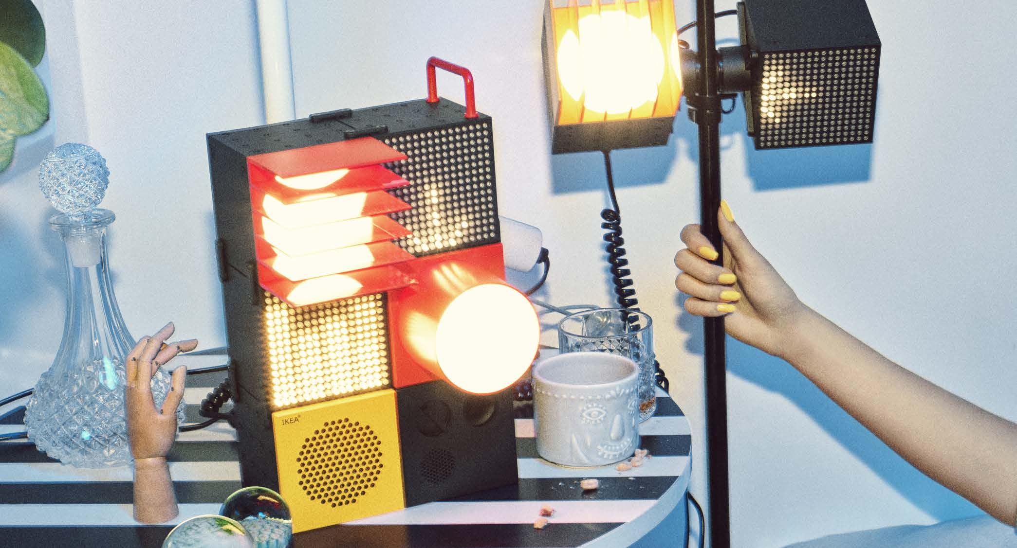【ジャンク】IKEA照明機能付きスピーカー IKEAとTeenage Engineeringコラボのスピーカーがいよいよ発売。ポップ