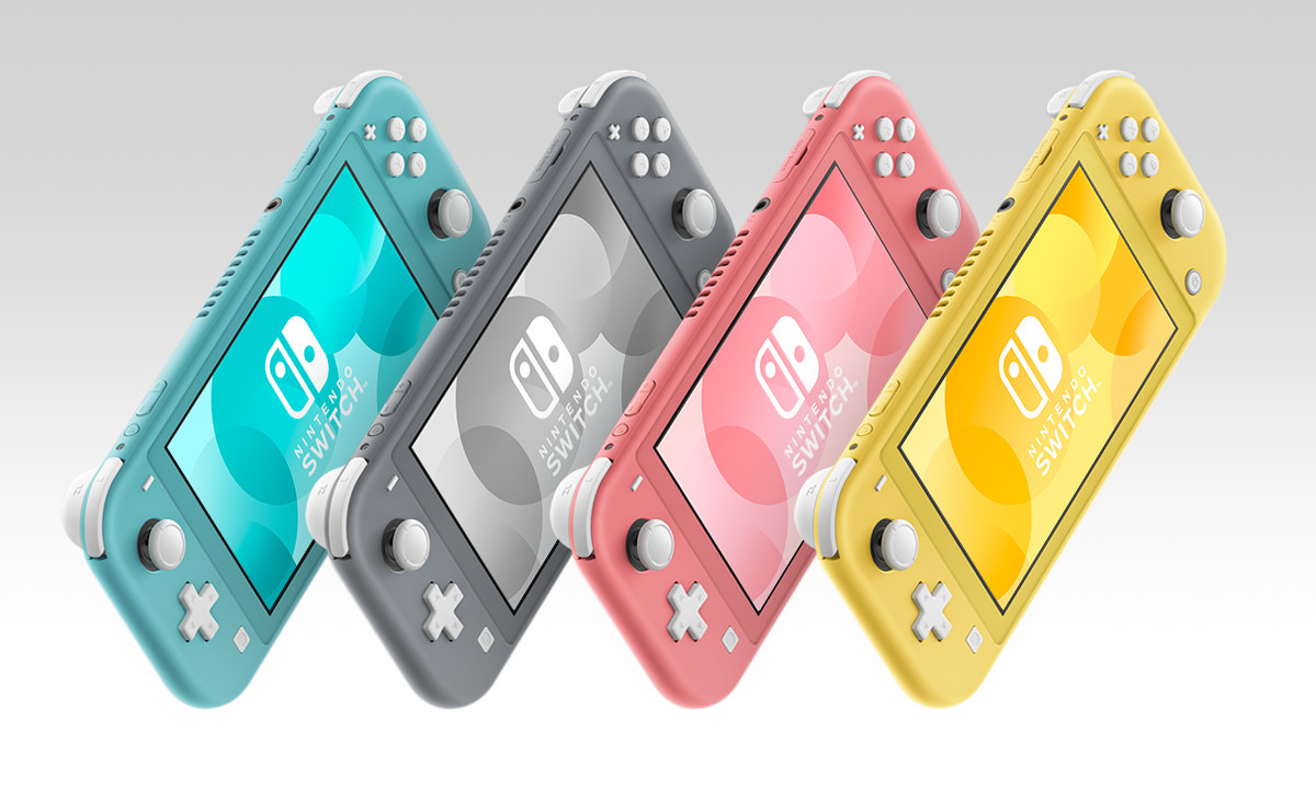 Switch Liteに初の新色。DSのようにカラーバンバン増やしていく感じな