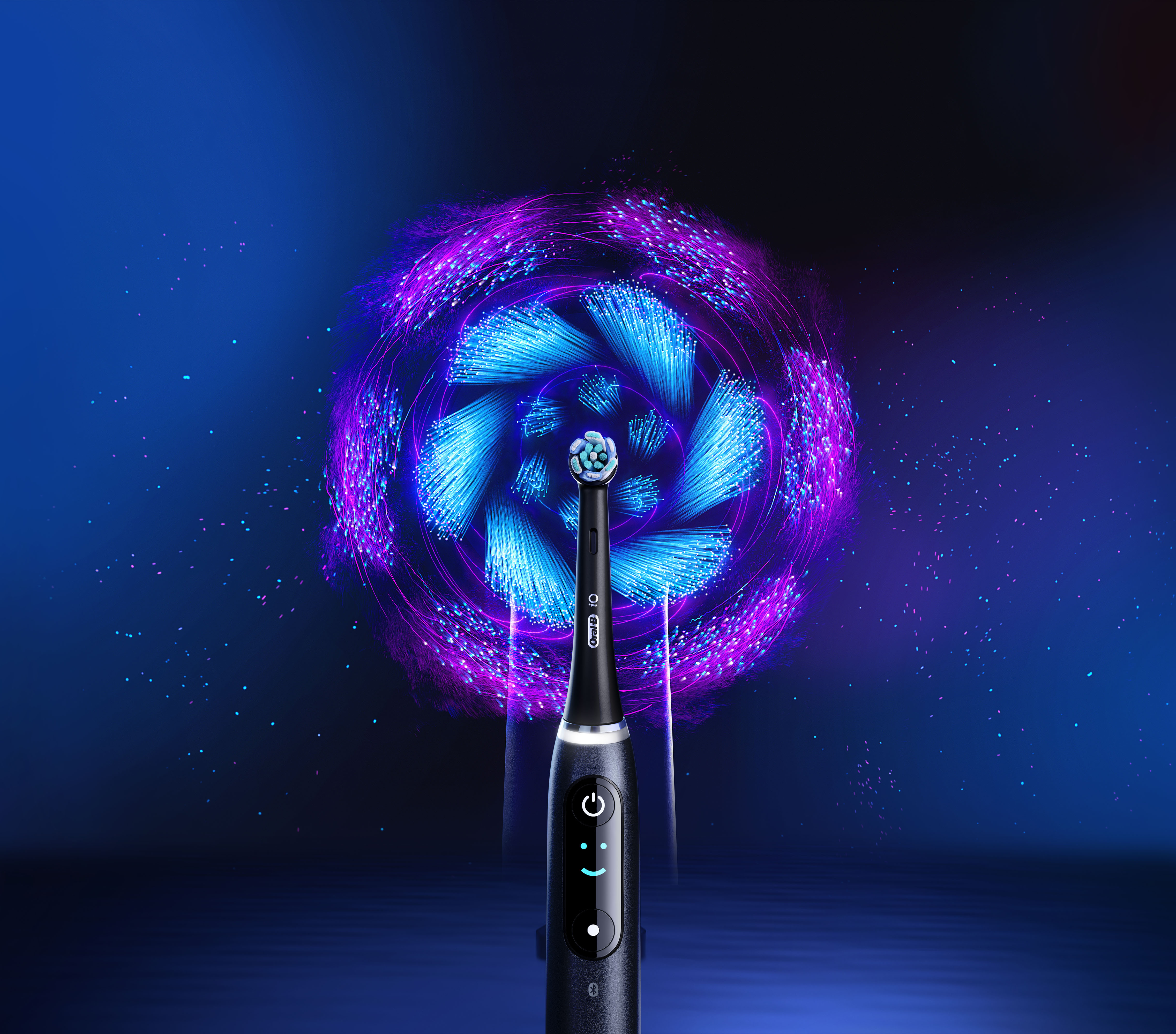 Oral-B iO 電動歯ブラシ 本体 パープル 次世代の電動歯ブラシ「オーラルB iO」は、リニアモーターカーの原理