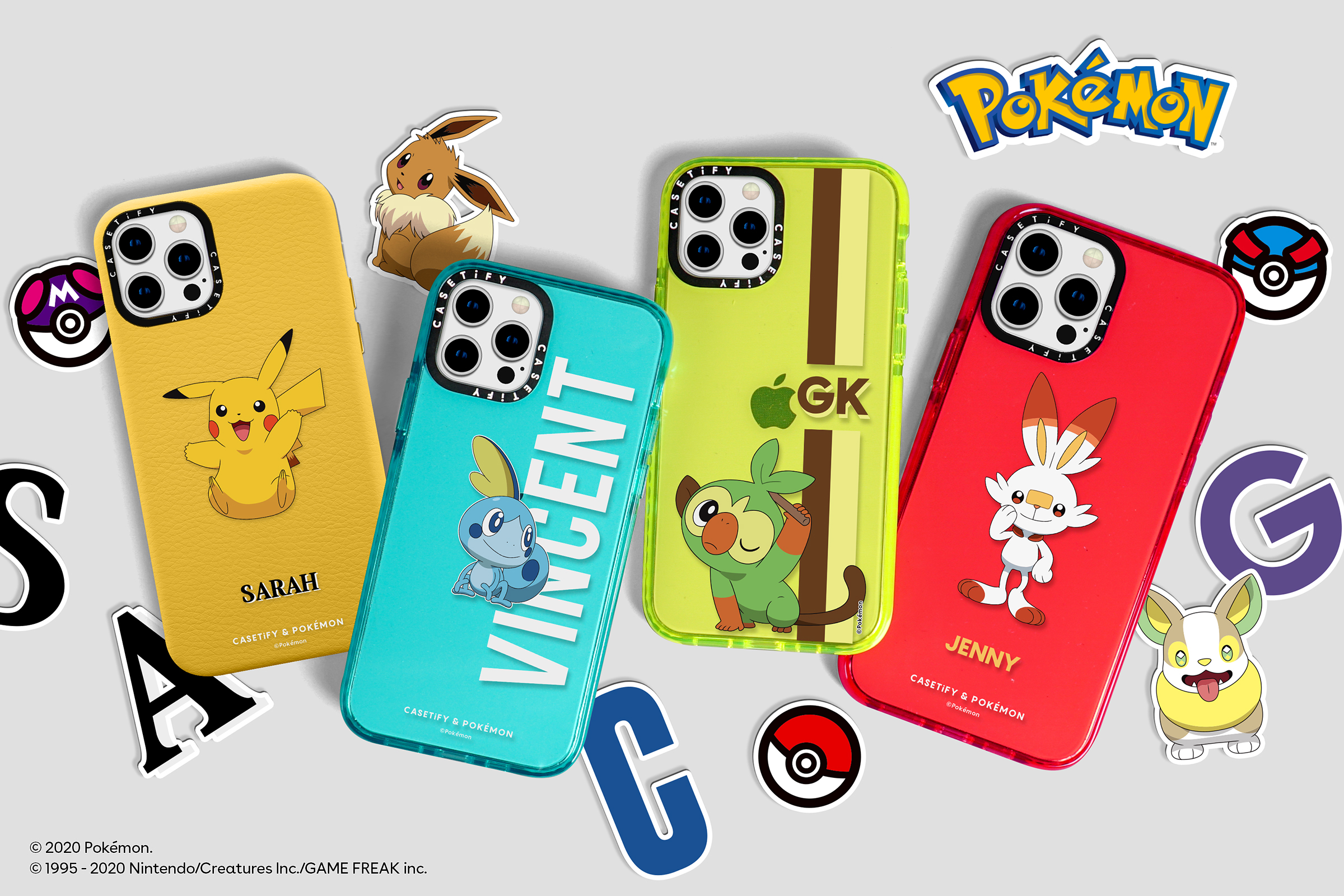 CASETiFY ポケモン iPhone12ケース 3点セット 君の相棒は？ CASETiFYから剣盾ポケモンのiPhoneケース登場