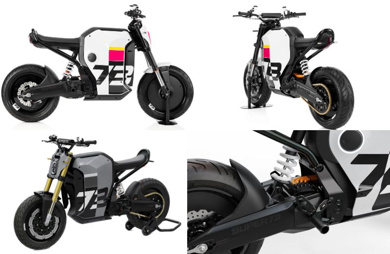 スイングアームにモーター搭載!? eバイクのSUPER73が小型の電動バイク
