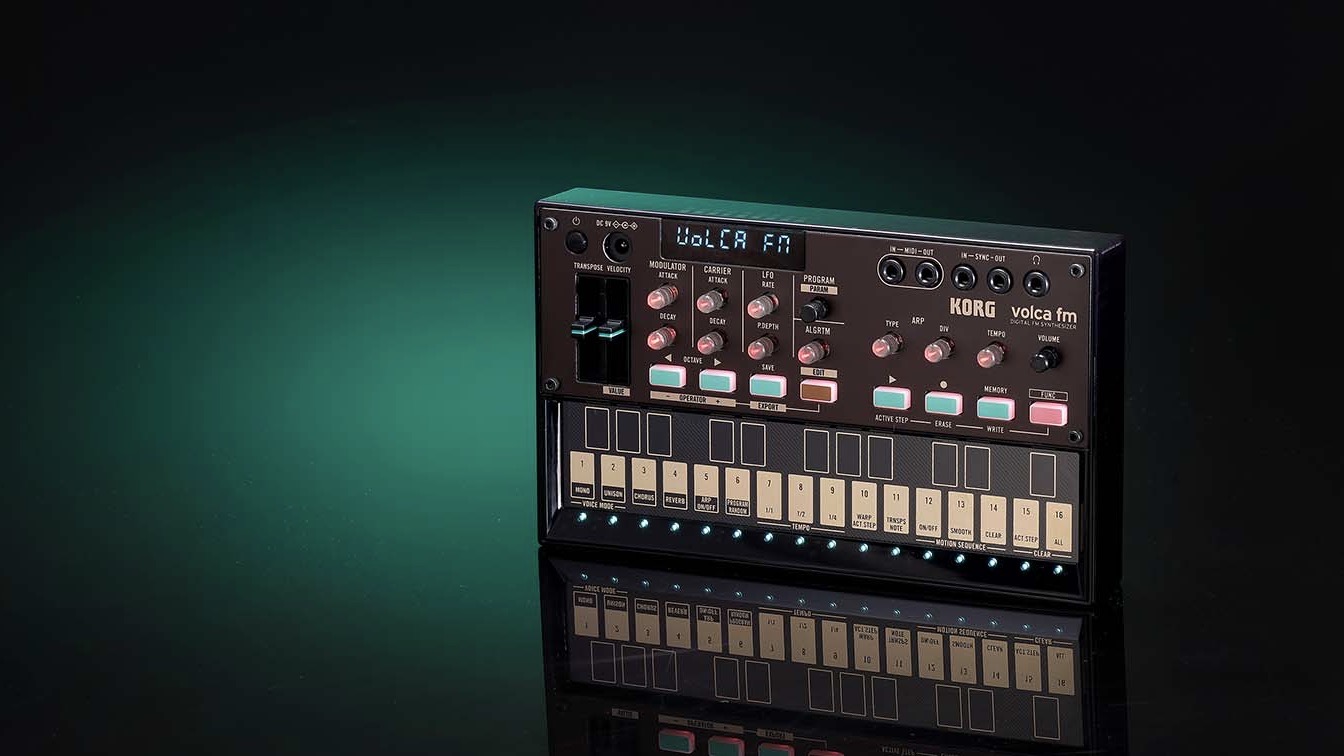 コルグのガジェットシンセ「volca fm」がパワーアップ。FM音源シンセ
