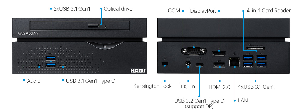 重さたったの1.5kg。汎用性が高いASUSの小型デスクトップPC