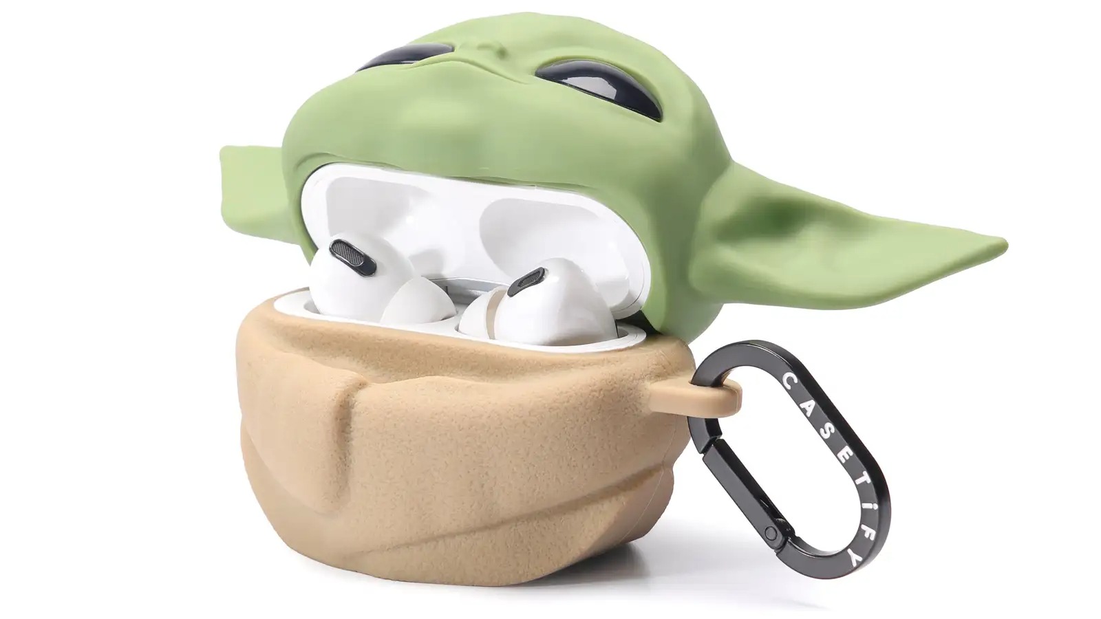 ベビーヨーダ　CASETiFY AirPodsProケース　STAR WARS ベビーヨーダのAirPodsケース、可愛いけど首イタそう | ギズモード