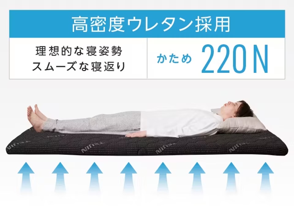 AQUAと帝人フロンティアが共同開発したマットレス「DEEP SLEEPER
