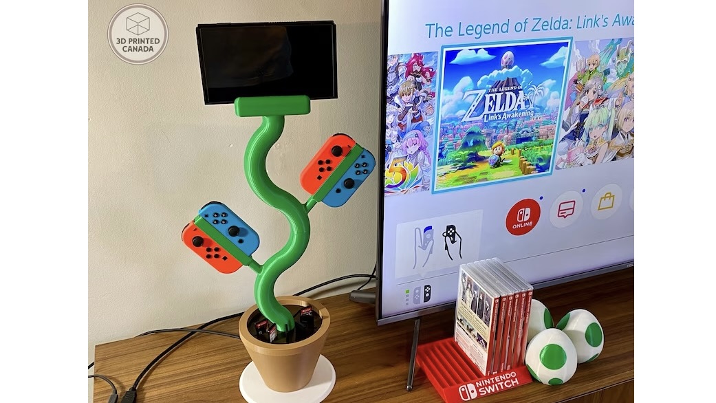 パックンフラワー風なNintendo Switch充電台 | ギズモード・ジャパン