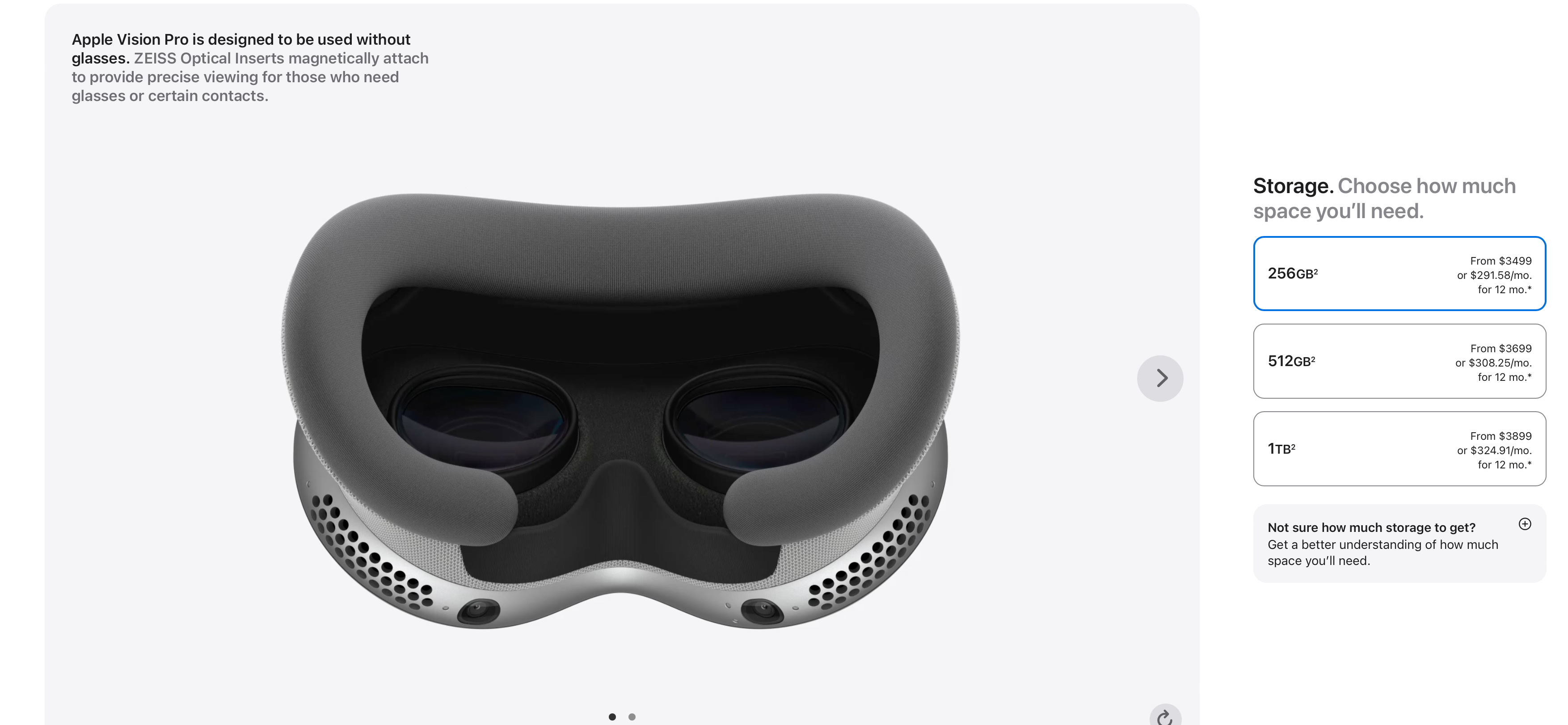最大容量のApple Vision Proは約58万円。長く使うこと考えたらあり