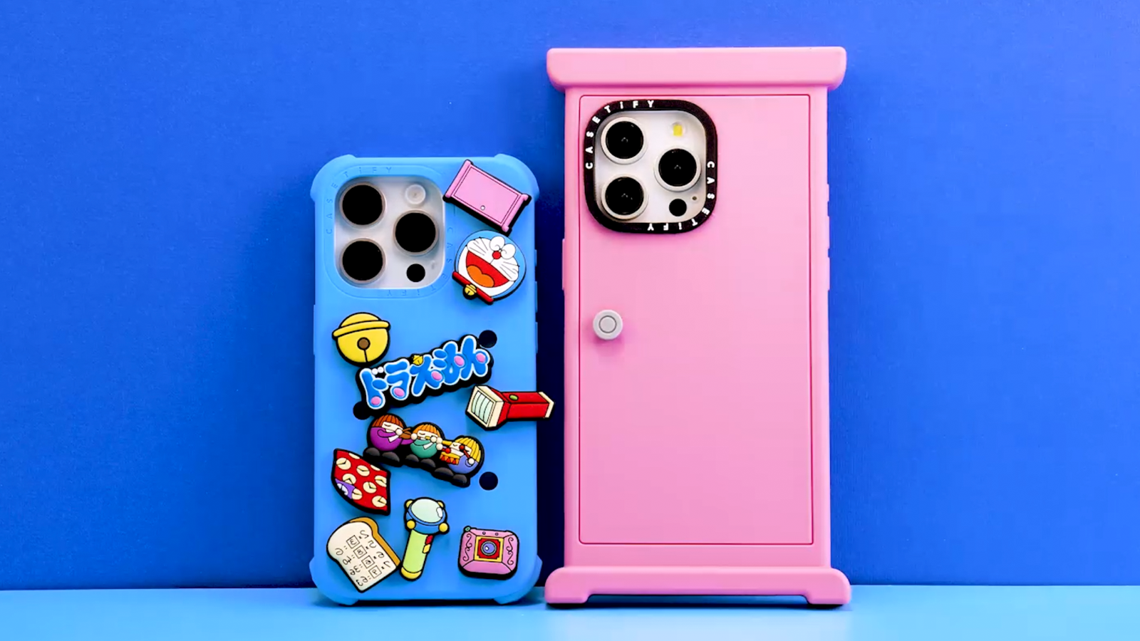 新品CASETiFY ドラえもん どこでもドア　iphone15 ProMAX CASETiFY x Doraemon smartphone Case Blue Apple iPhone 15 Pro Japan