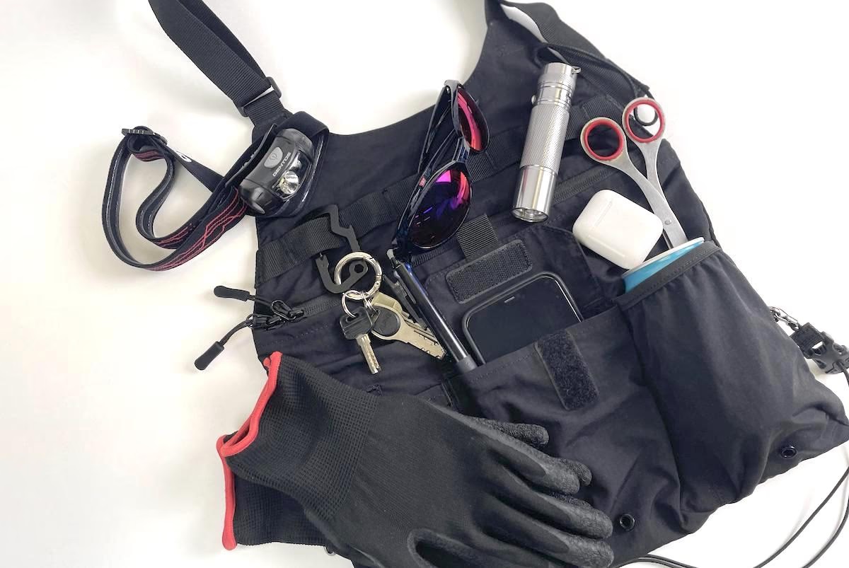 Hanging Storage Vest 別注machi-ya 今年の夏のアウトドアに大活躍の予感しかない。涼しく収納力を拡張する