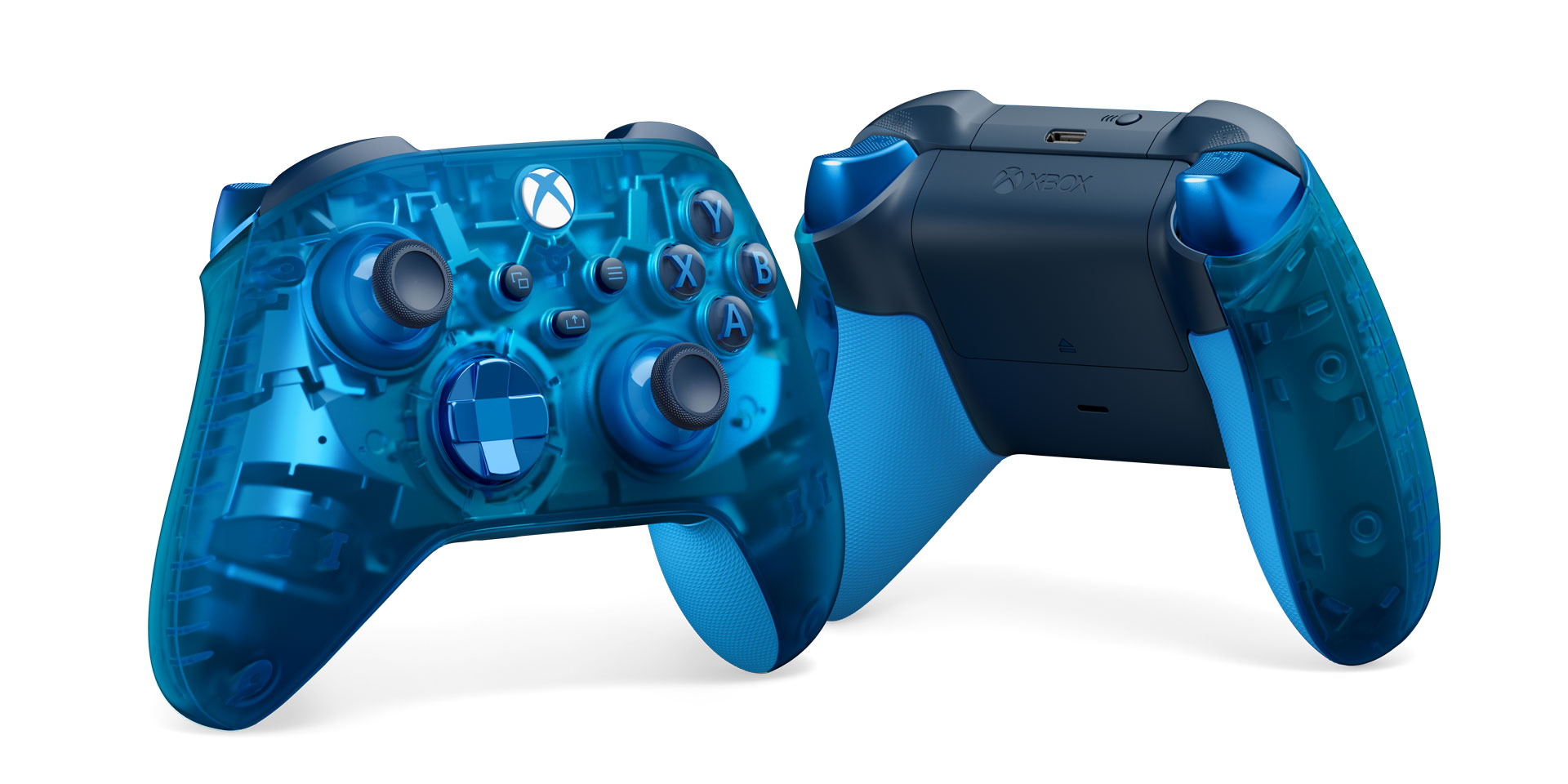 スケルトンのXboxワイヤレスコントローラー、やっぱりかっこよ 
