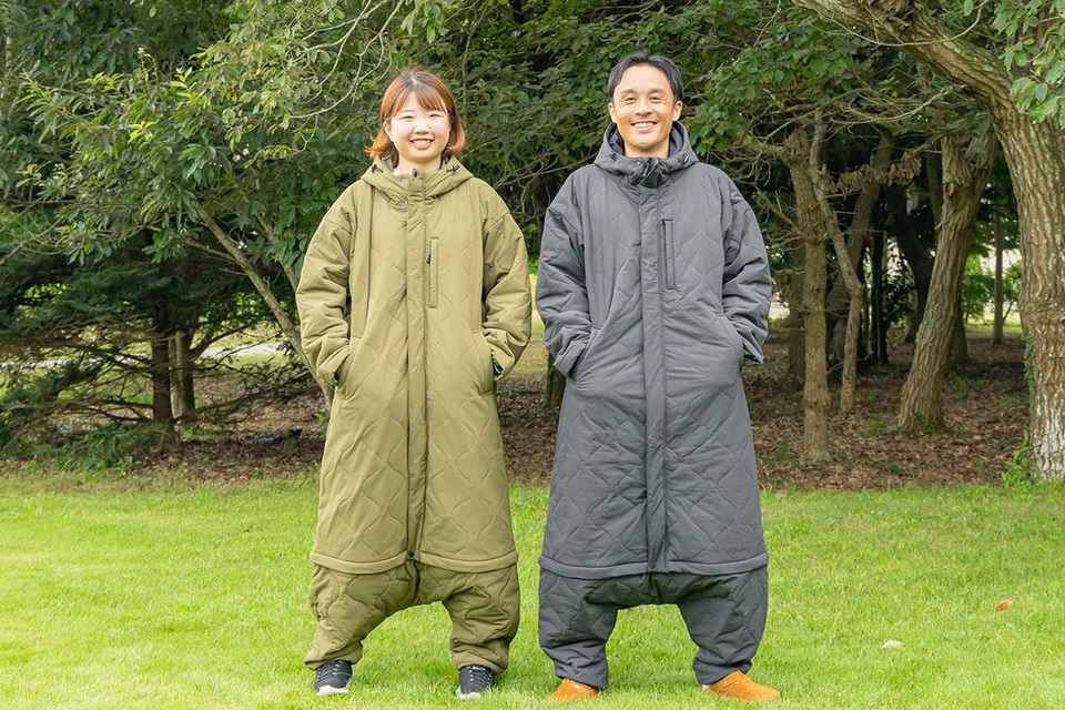 冬キャンプの救世主！着る寝袋「モモンガ」なら、暖かさと機動性を両立