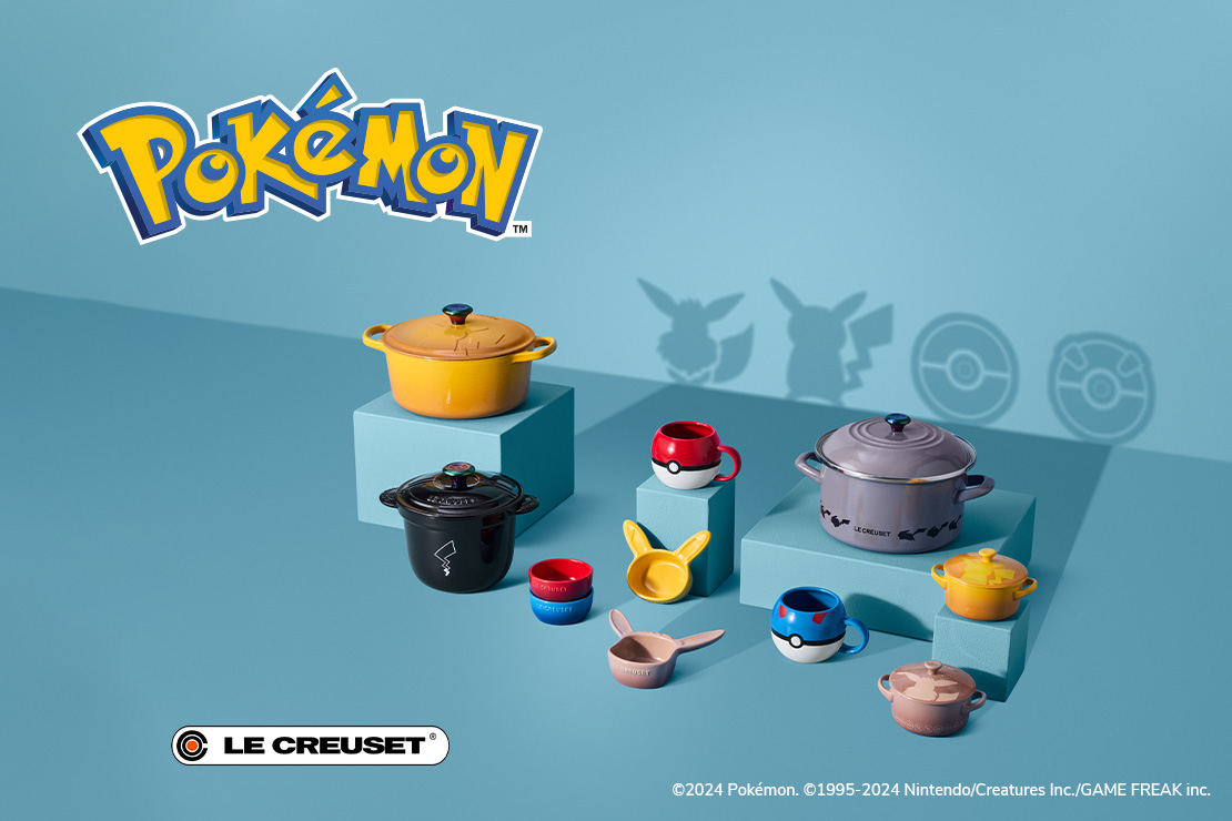 ル・クルーゼから「ポケモン」シリーズ第2段。かわいすぎて全部ほしい
