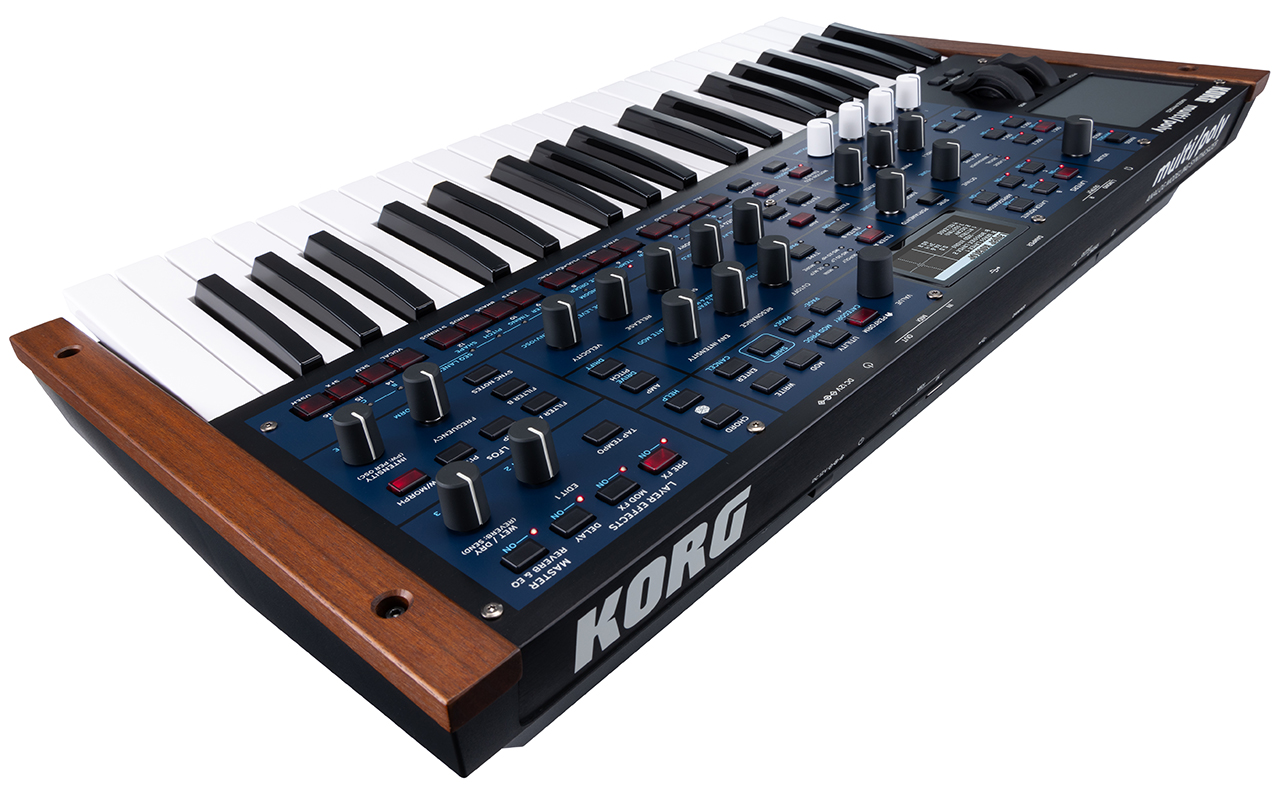 KORGの新シンセ「multi/poly」、面構えが最高すぎやしないか