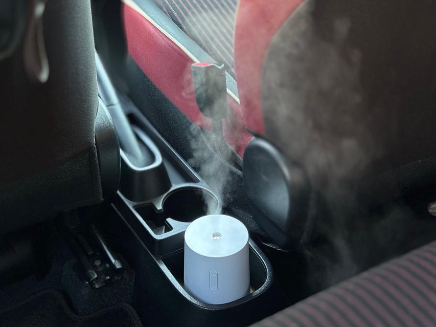 ニトリの「水がこぼれにくい加湿器」が車内の乾燥対策にピッタリだった