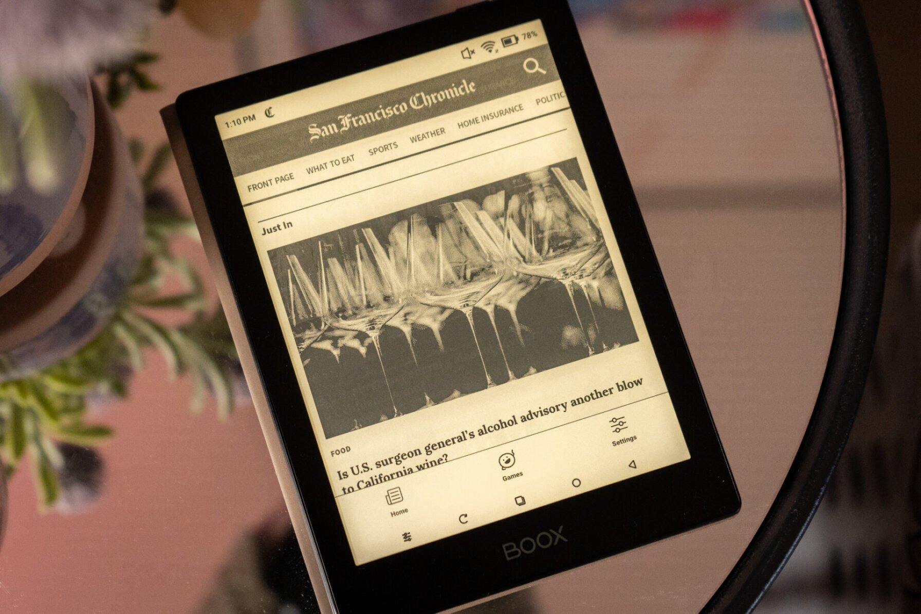 ONYX BOOX GO 6 電子書籍リーダー　箱付き　タブレット　美品 どんな電子書籍も読める「Onyx Boox Go6」はゆっくりできる人向け