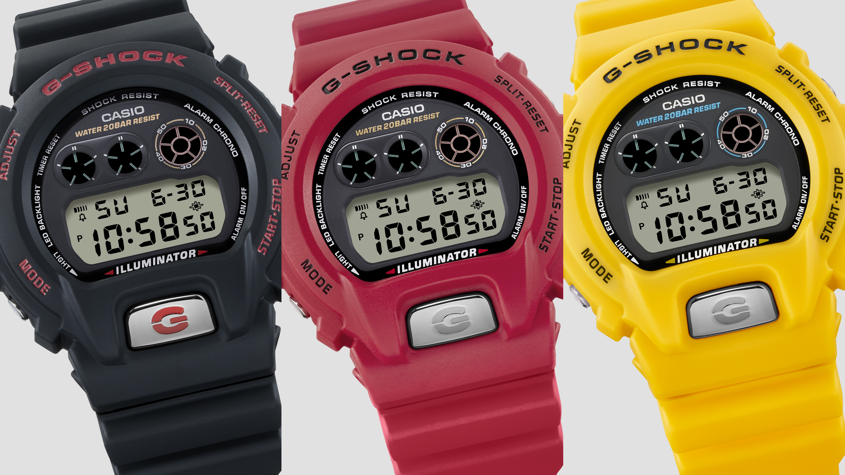 G-SHOCK定番モデル、30周年を祝う復刻版。「ザ・90年代」で今また新鮮 