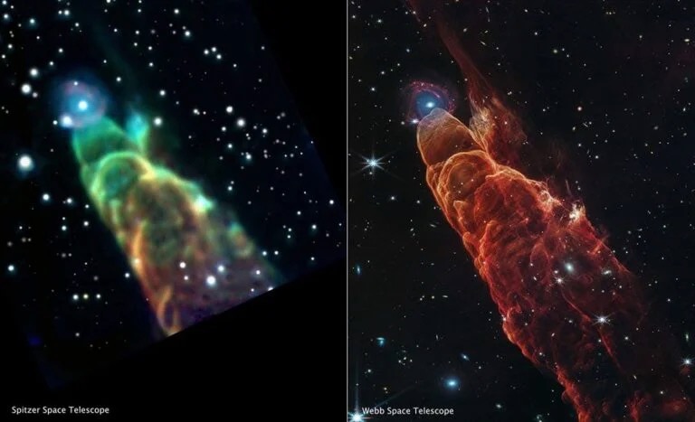 もうひとつの太陽系が生まれた瞬間？ 赤ちゃん星「HOPS-315」の姿を初