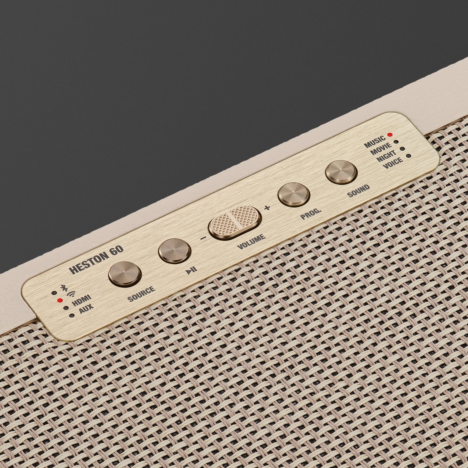 クラシカルなアンプのよう。Marshallのコンパクトなサウンドバー クラシカルなアンプのよう。Marshallのコンパクトなサウンドバー