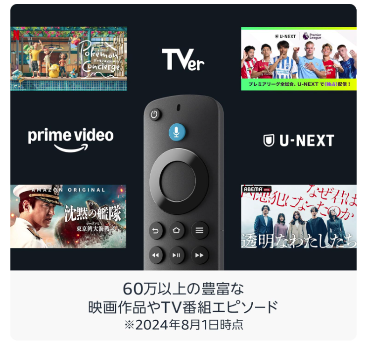 テレビに挿して大画面でエンタメ満喫。「Fire TV Stick」が半額だ
