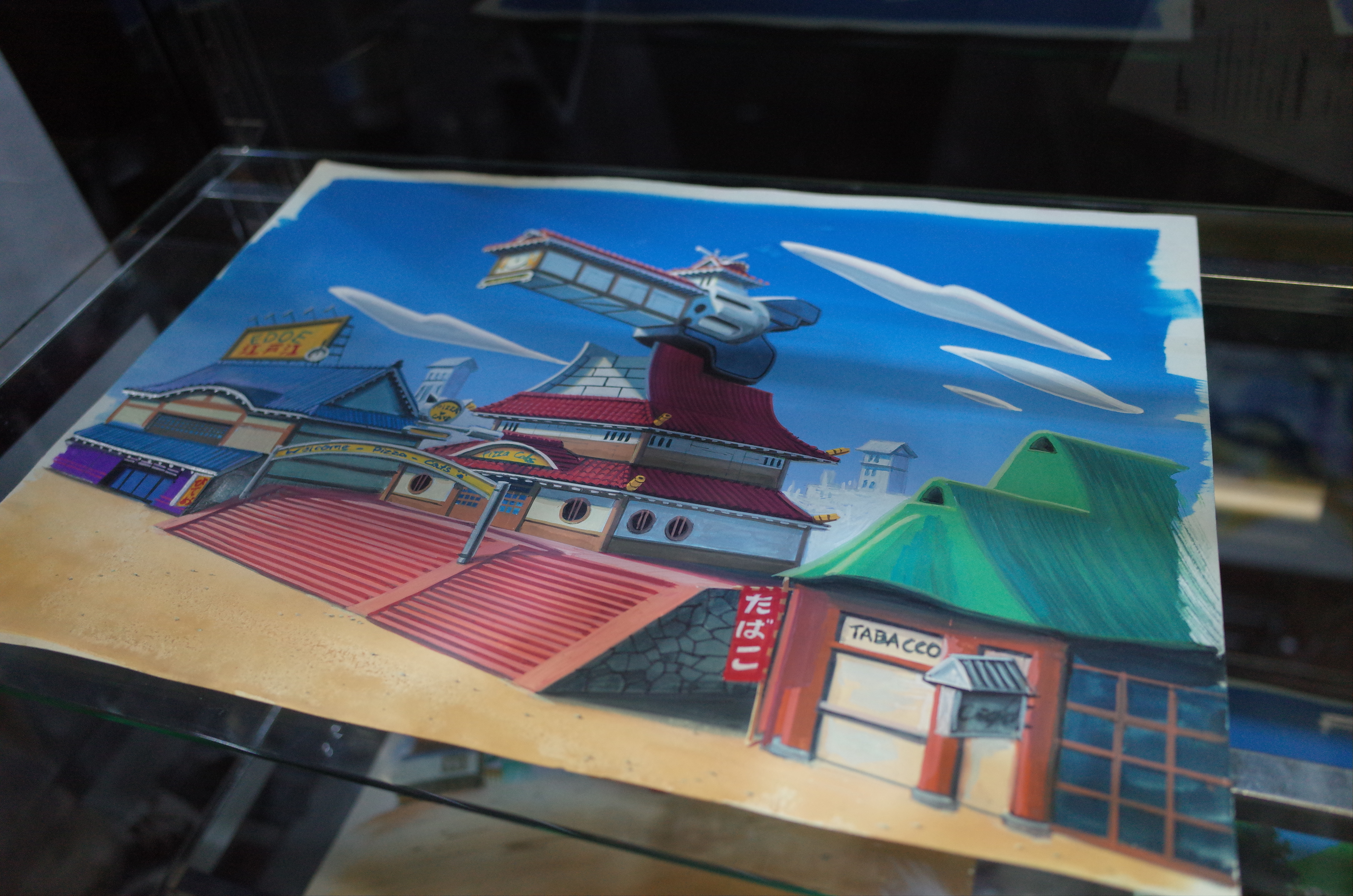 なんでアブダビのゲーム会社のブースに90年代日本アニメが