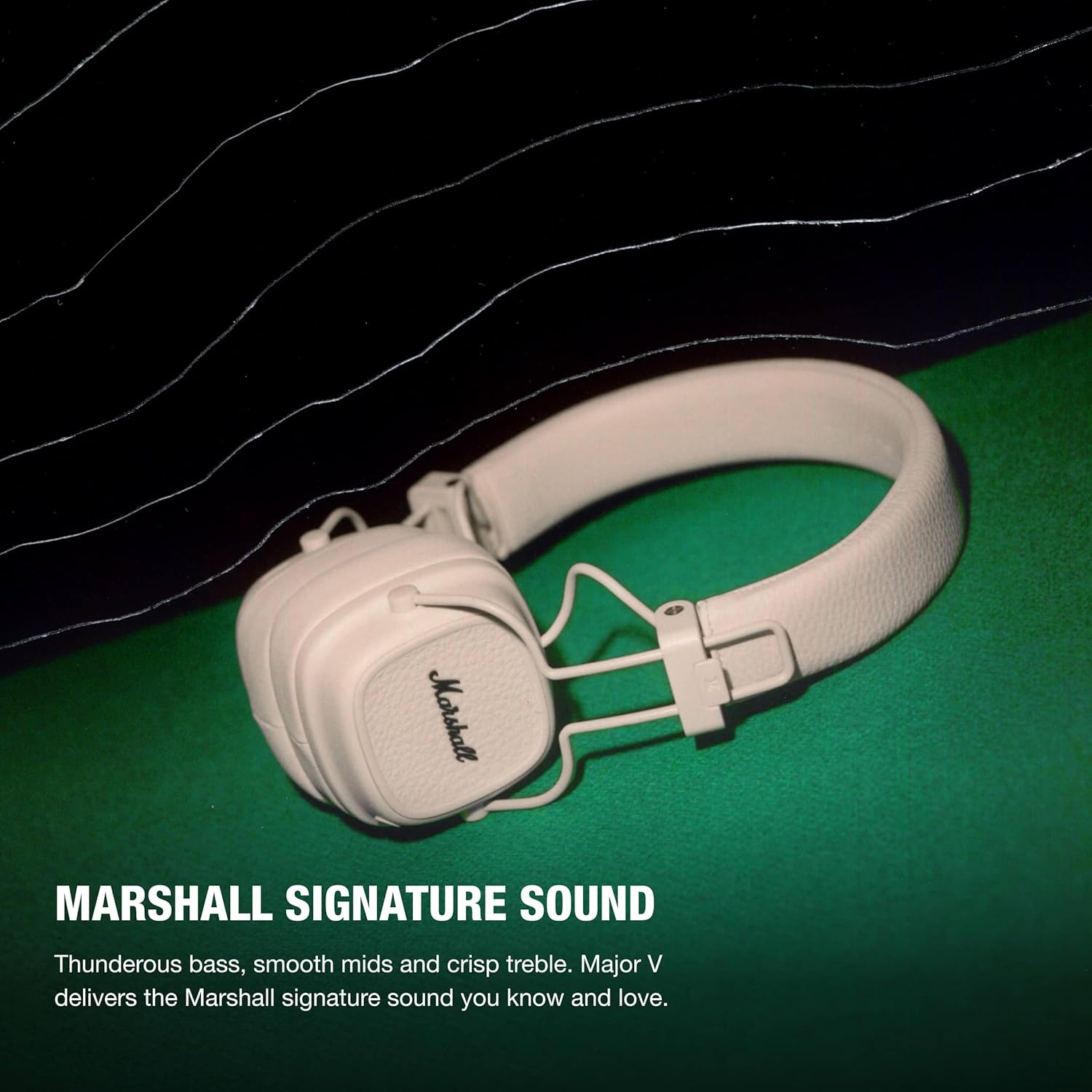 最長約100時間再生＆ワイヤレス充電対応！Marshallのヘッドホン「Major