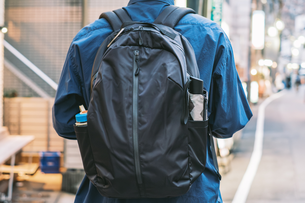 無印 MUJI LABO リュック 肩の負担を軽くする 撥水中わた入りリュック 