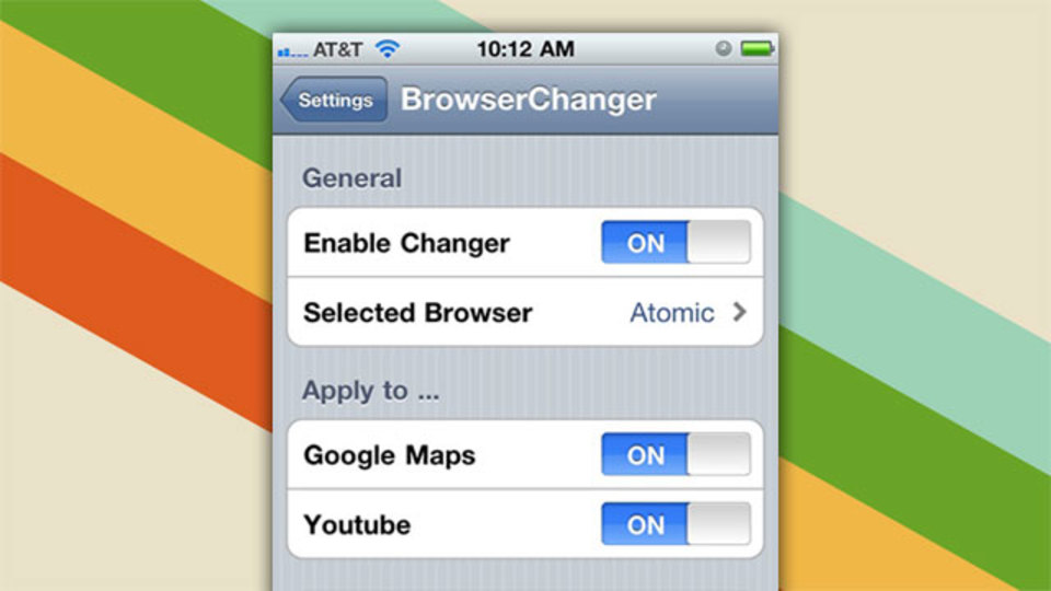 「Browser Changer」を使えば、脱獄したiOSデバイスでSafari以外のブラウザをデフォルトに設定可能!