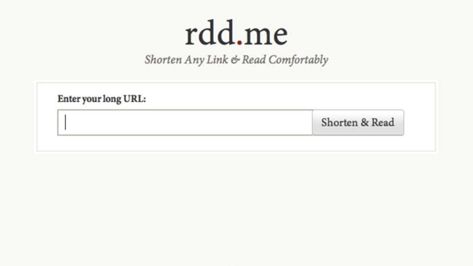ページ上の無駄な画像や情報を排除して文章を読みやすくするサービス「Rdd.me」