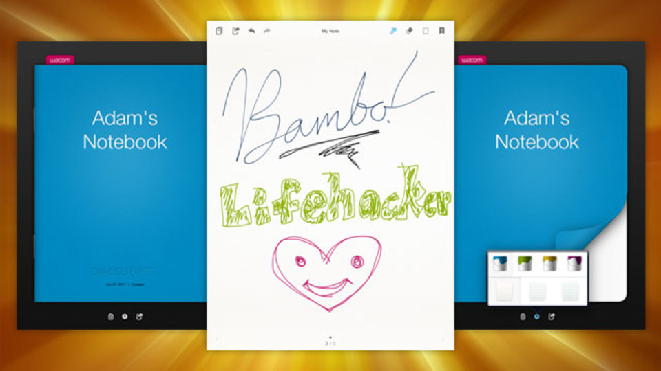 iPadで最高の書き心地の手書きノートアプリ『Bamboo Paper』