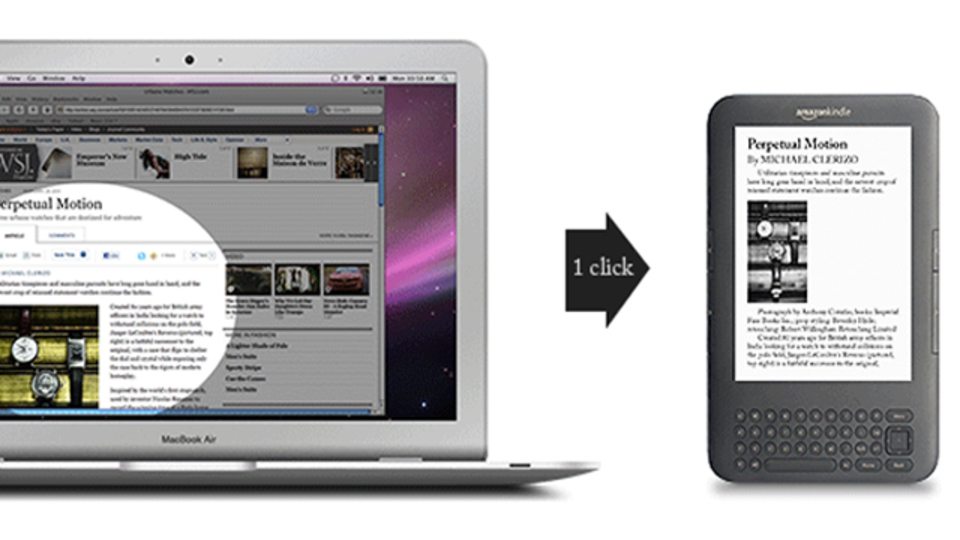 WebページをブックマークレットにしてKindleに送るWebアプリ「SENDtoREADER」