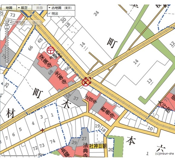 gooの「古地図機能」を使って、東京の今昔を比較してみませんか?