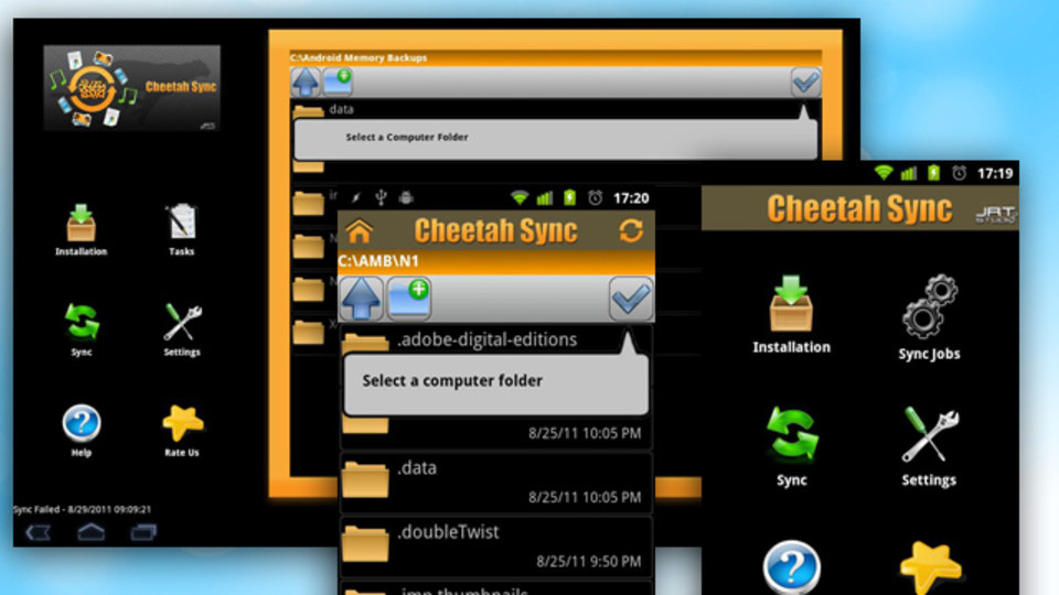 デスクトップ(Mac/Windows)とAndroidをワイヤレスで同期してくれる『Cheetah Sync』