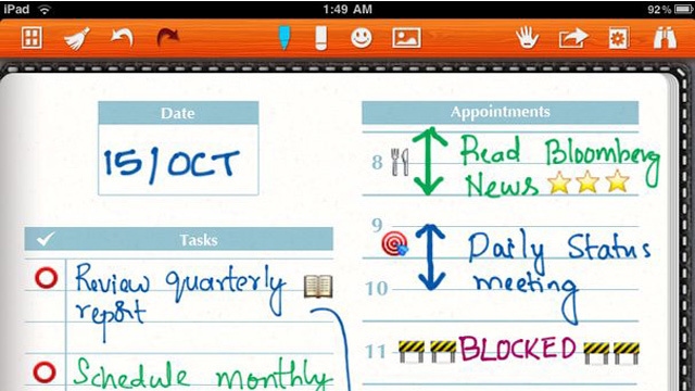 書き心地が良く、クラウド連携も可能なiPad用手書きノートアプリ「Noteshelf」