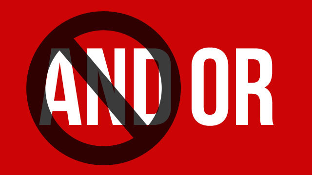 ダラダラ・グズグズしないようにするには、接続詞の「AND」を「OR」に置き換えてみましょう