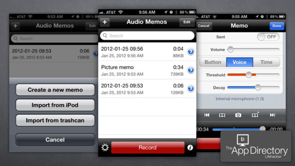 ボイスメモでは物足りない人に、米LH編集部イチオシのiPhoneのボイレコアプリ『Audio Memos』