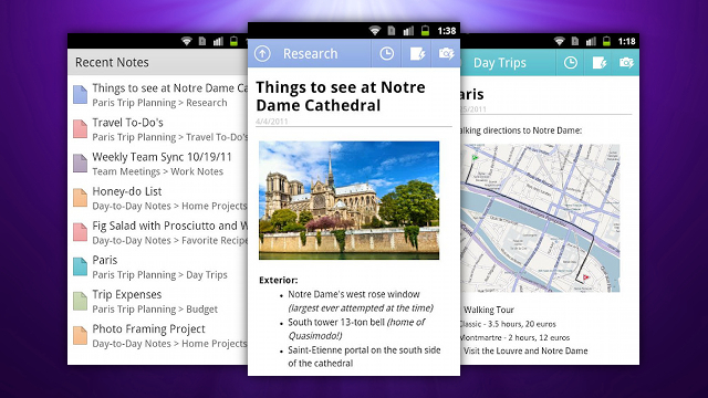 SkyDriveとの同期が可能になった『OneNote』のAndroid版がついにリリース!