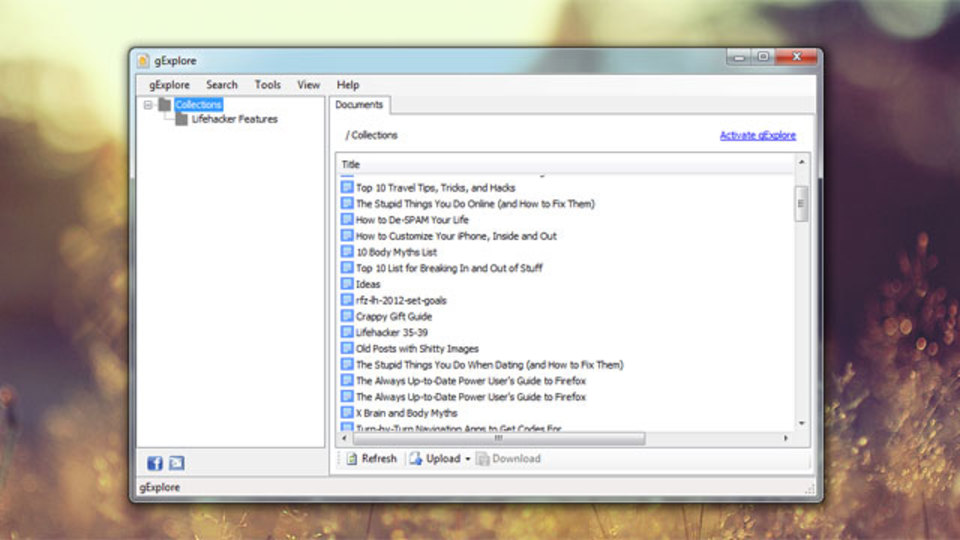 WindowsデスクトップからGoogle Docsを管理できる『gExplore』