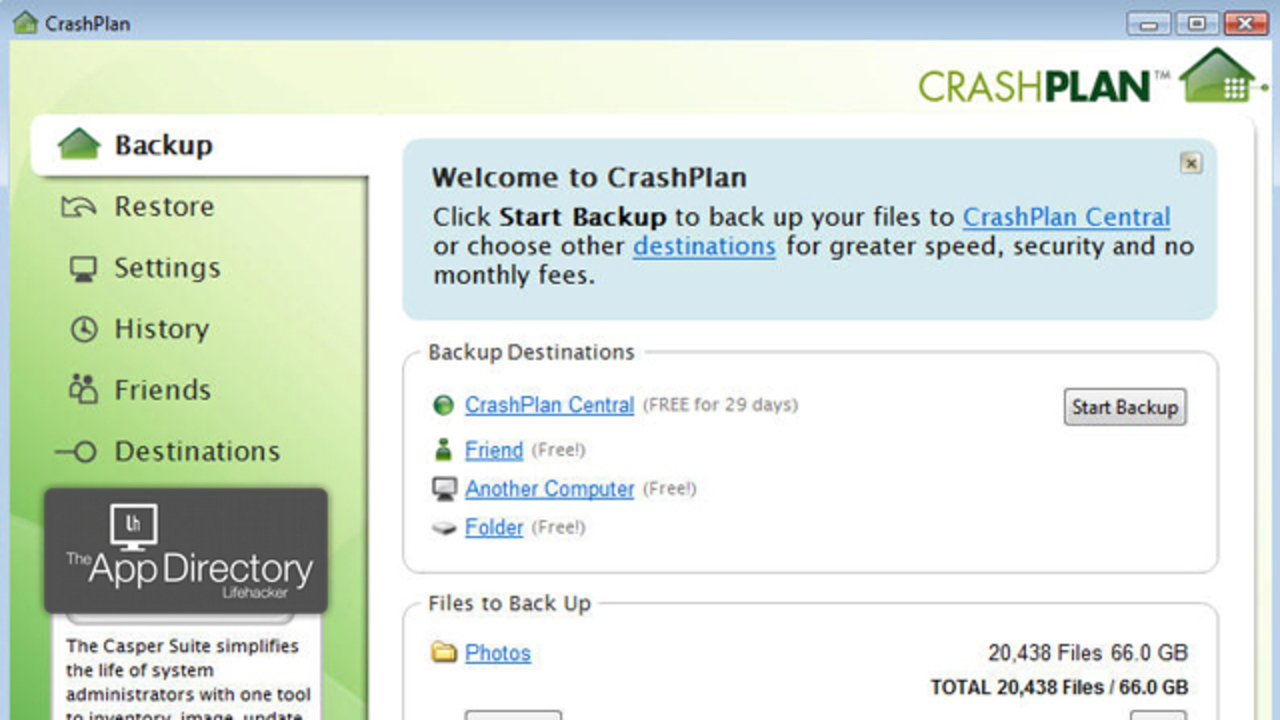 [B! バックアップ] オンラインバックアップアプリに本命現る！ 低価格で機能充実な『CrashPlan