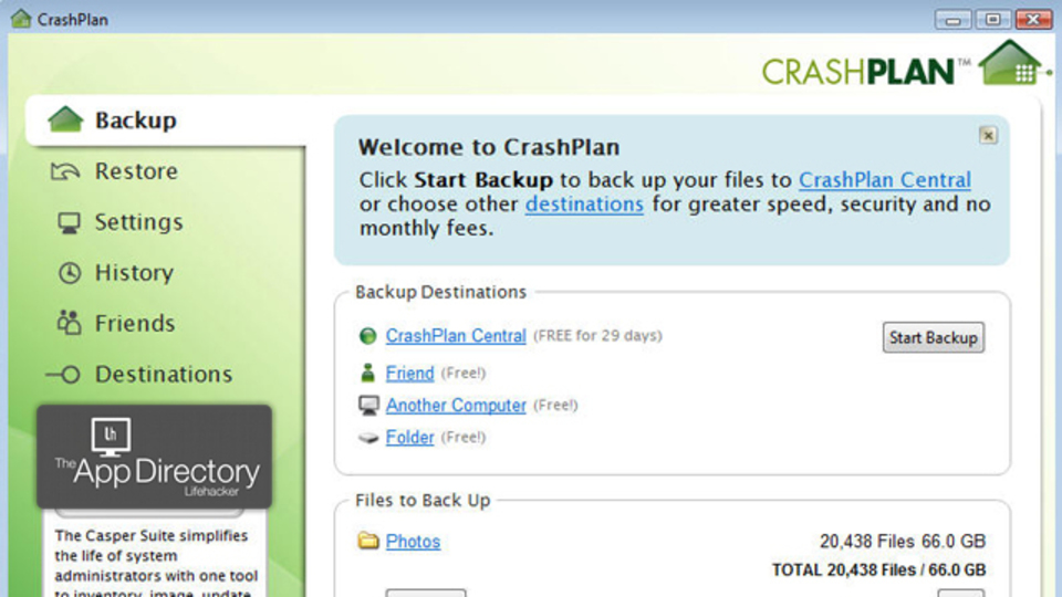オンラインバックアップアプリに本命現る! 低価格で機能充実な『CrashPlan』
