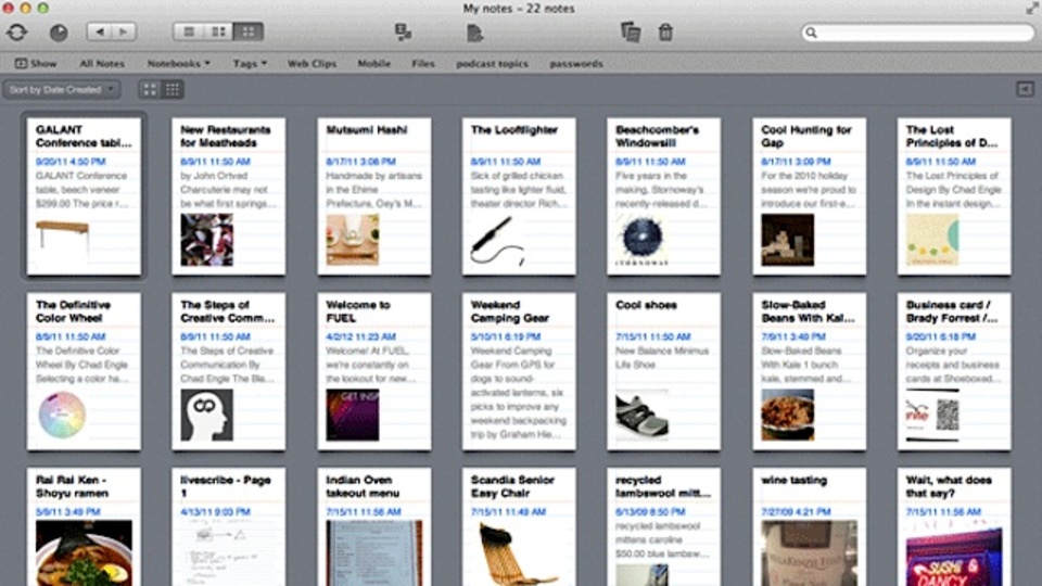 見逃している人は要チェック! EvernoteのiOS版、Mac版がアップグレードしました