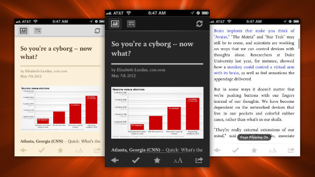 『Pocket』(旧・Read It Later)がアップデート!スワイプによるページめくり、動画サポートの拡大などなど