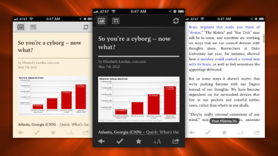 『Pocket』(旧・Read It Later)がアップデート!スワイプによるページめくり、動画サポートの拡大などなど
