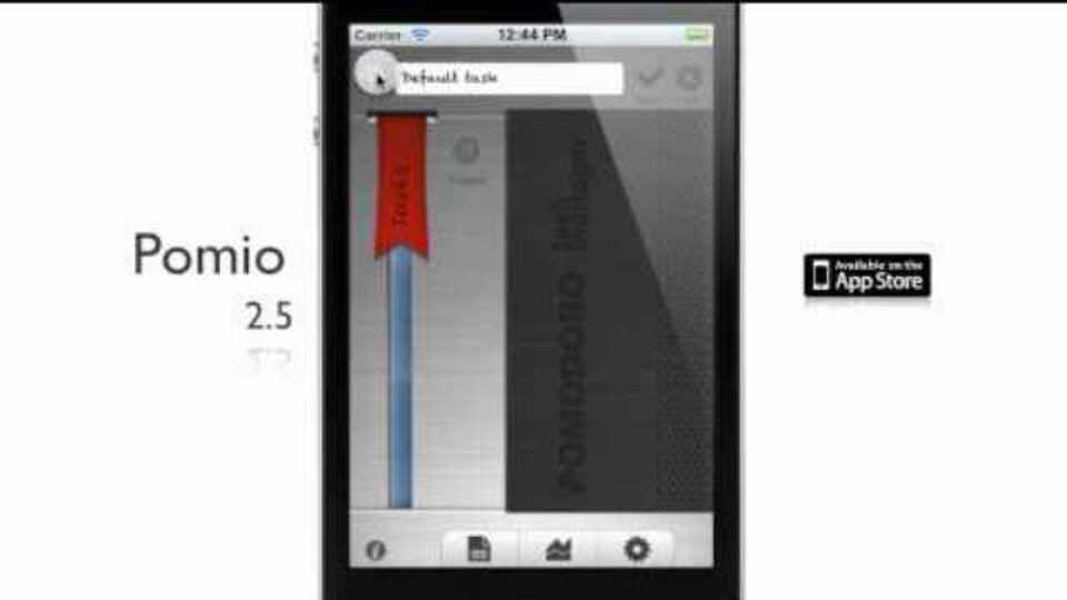 ToDoリスト管理&プロジェクト管理も可能なiOS用Pomodoroタイマー『Pomio』