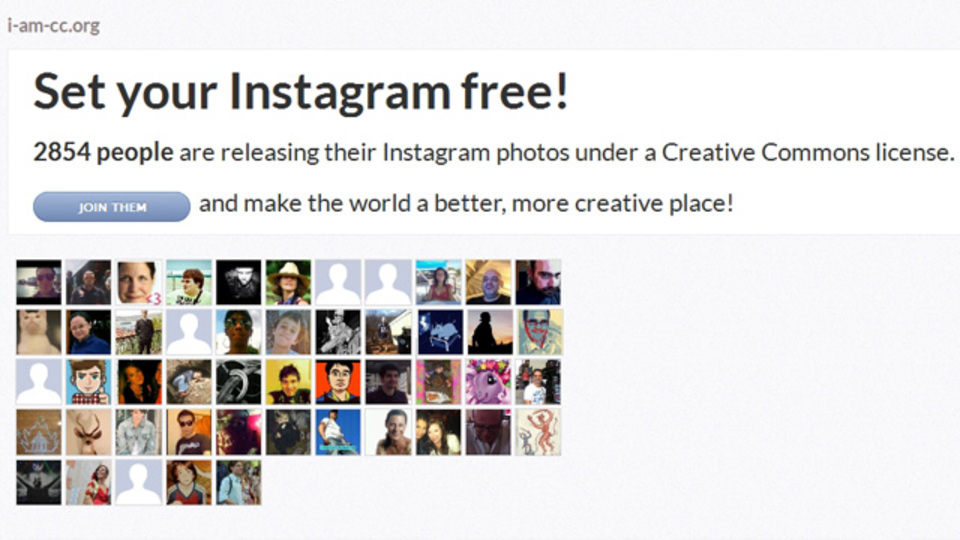 Instagramの画像に一括でクリエイティブコモンズを付与できる「I Am CC」
