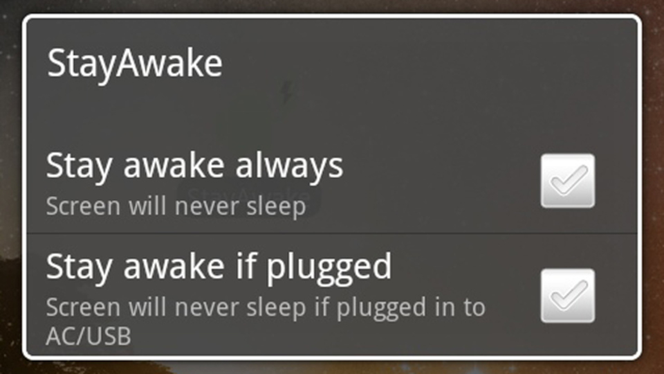 スマホの意図しないスリープモードを防いでくれるアプリ『StayAwake』