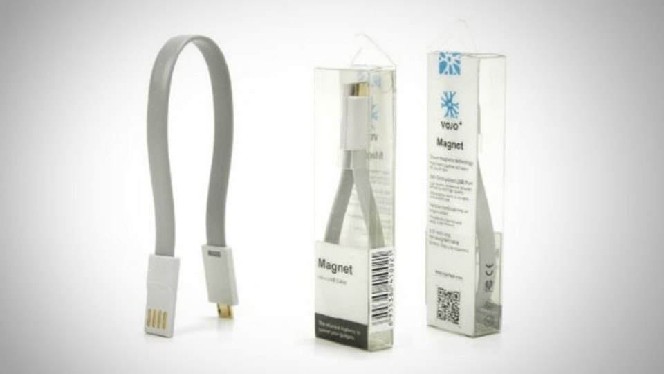 丸めてしまっておける「Magnet Micro USB」ケーブルはAndroidにオススメ