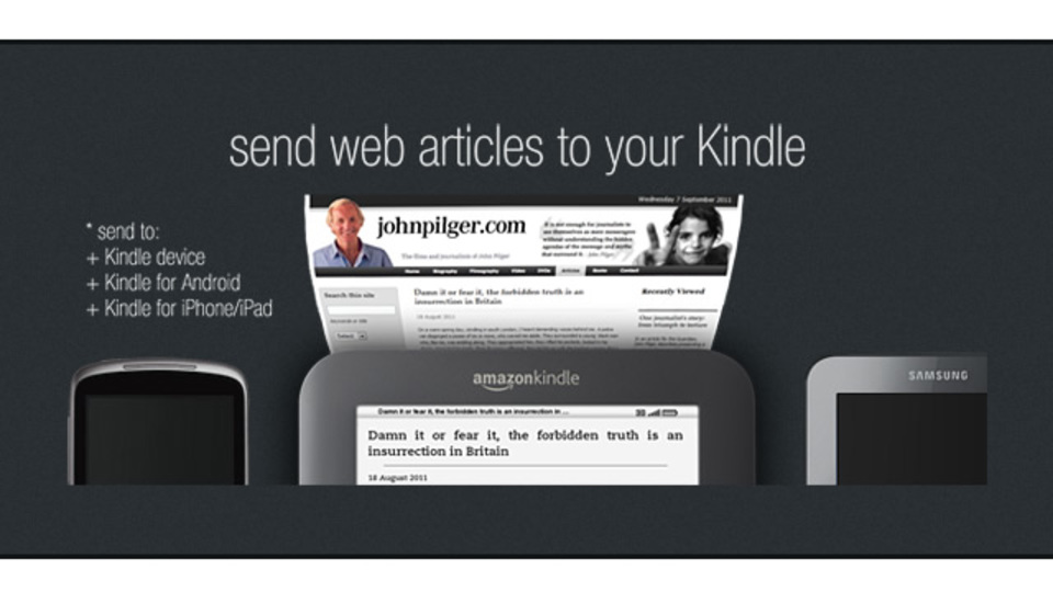 任意のウェブページをKindle仕様に変換して送ってくれる「fivefilters」