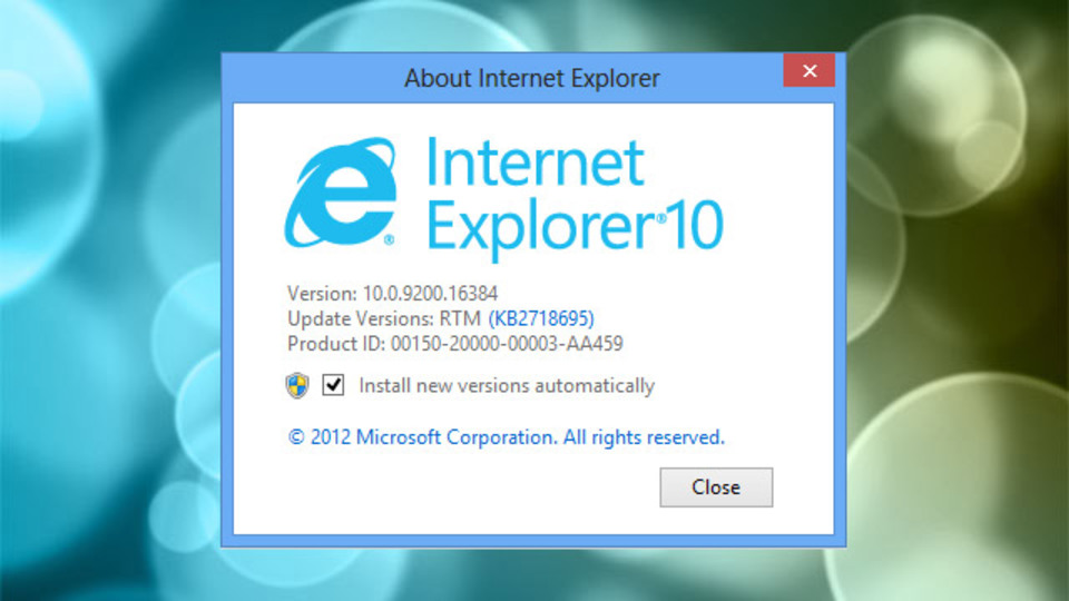 Internet Explorer 10のWindows 7用リリースプレビュー版公開!