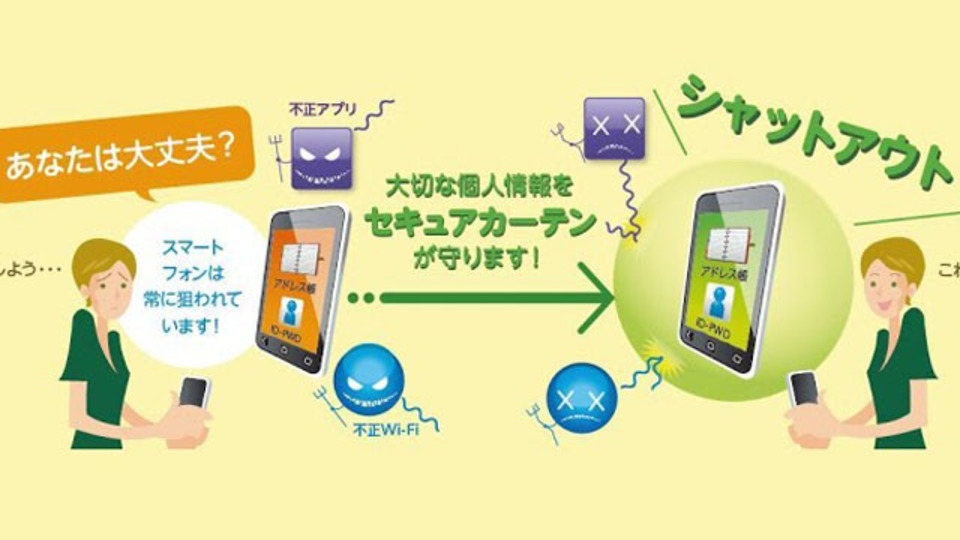 怪しいアプリは遮断。『セキュアカーテン』は少し変わったセキュリティアプリ